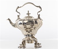Paul Storr George IV Silver Kettle on Stand