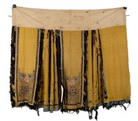 Antique Yellow Skirt Gold Embroidery