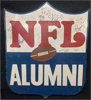 NFL Alumni Autographed Board