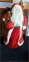 Santa Claus, 36" tall, Porcelain face & hands
