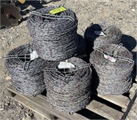 6 Rolls of Barbed Wire-  New