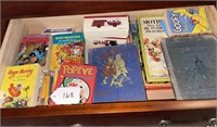 Vintage Children's Books, Puzzles, Firetrucks