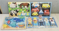 (4) Melissa & Doug Puzzles