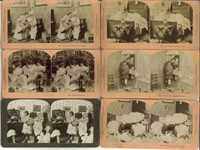 GROUP OF COMIC STEREO CARDS, APPROX. (24 )