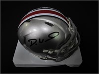 Denzel Ward Signed Mini Helmet JSA COA