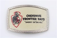 Cheyenne Frontier Days Daddy of Em All Belt Buckle