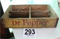 Vintage Wooden Dr. Pepper Crate(R1)