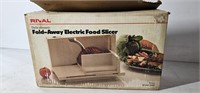 Rival Foldaway Electric Food Slicer