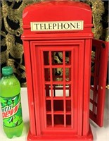 Wooden English Telephone Booth for Slim Line Phone