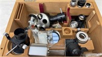 Leitz Wetzlar German Microscope Accessory Kit