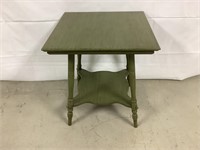 Antique Painted Lamp Table