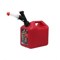 Garageboss Red Plastic Gas Can With Self-venting