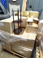 Pallet of 66x Plant Stands / Accent Tables - Flat