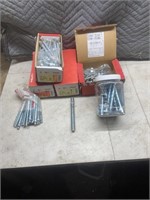 75 1/2 x 5 1/2 Hilti anchor bolts plus other