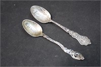 Lot of 2 .925 Silver Spoons 29.0 Grams