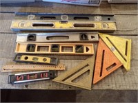 11pc level, rulers & squares