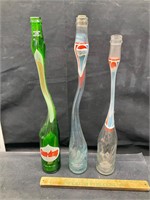 Stretched bottles