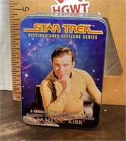 5 Star Trek Captain Kirk embossed metal cards