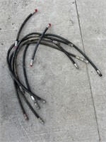 Lot: hydraulic hoses