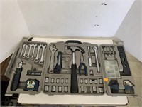 Tool Set with Case, Missing Plier and Socket