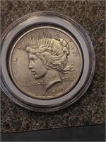 1925 peace dollar check pictures