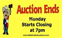 Auction Ends Monday Night