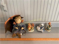 Two Goebel Figurines and Others