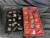 ECLECTIC JEWELRY PINS  LOT / 33 PCS