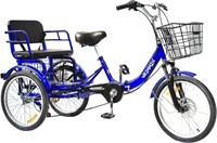 Adult 20 Inch 7 Speed Folding Tricycle