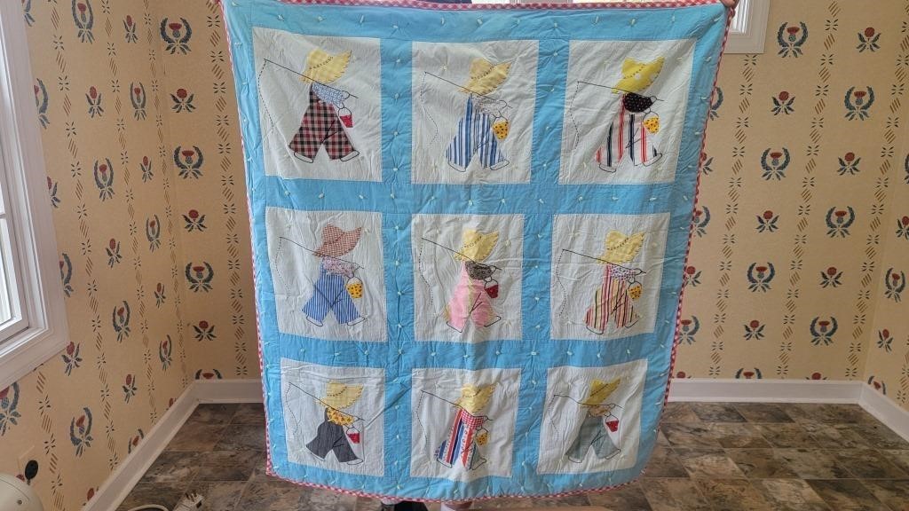 Hand stitched quilt