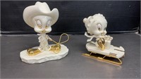 Lenox Tweety Bird figurines: Sheriff Tweety &