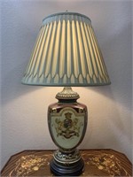 Table Lamp with Coat of Arms and Distinct Shade