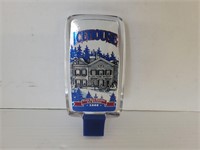 Icehouse beer tap handle