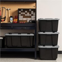 4pk IRIS USA R-UTB-27 Utility Tough Tote