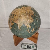 Vintage Rand McNally Terrestrial Globe