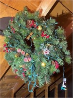 Lighted Wreath