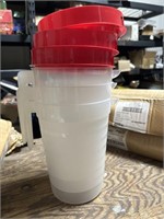 3 New  Plastic Juice Pitchers with Lids