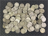 101 Silver Wartime Nickels ($5.05 Face).