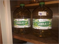 (2) Canola Cooking Oil (3 Qt Bottles)