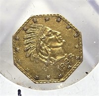 1898 Alaska Gold “One Pinch” Octagonal