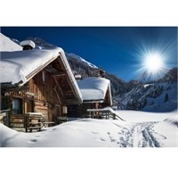 (New) Yeele 9x6ft Nature Winter Background Alps