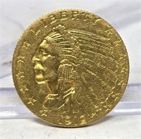 1912 $2 1/2 Gold Unc.