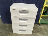 4 Drawer Plastic Storage