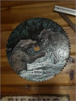 HAND PAINTED SAW BLADE