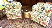 MDM Pair Highland House of Hickory NC Club Chairs
