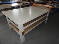 Workbench - White top Table 48 x 84 x 36