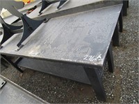 New/Unused Steel Work Bench w/Shelf & Back Splash
