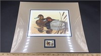 (3) Matted Ducks Unlimited Prints & Stamp Sets