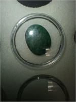 Cut & Faceted Brazilian Emerald, Oval cut, 17.0 ct