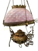 Victorian Hanging Oil Lamp